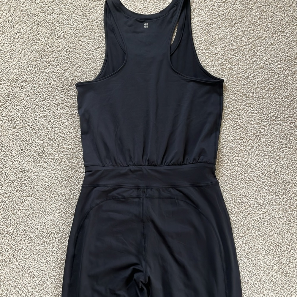 SWEATY BETTY Yoga Jogger Jumpsuit Black Size Medium - Picture 12 of 15